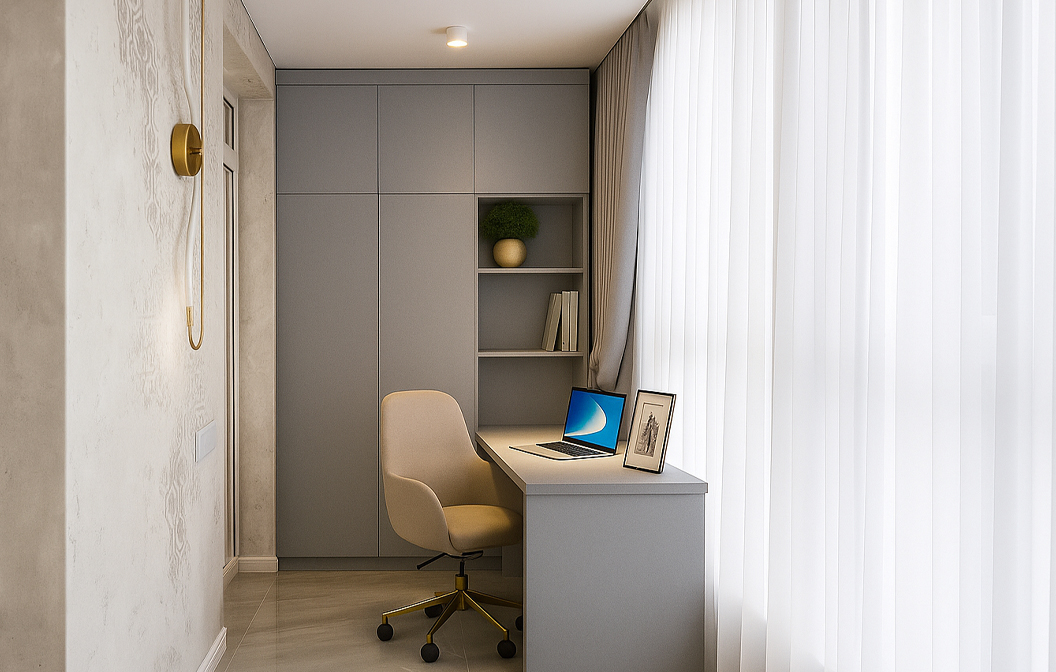 Шкаф в рабочий кабинет Форментера 003